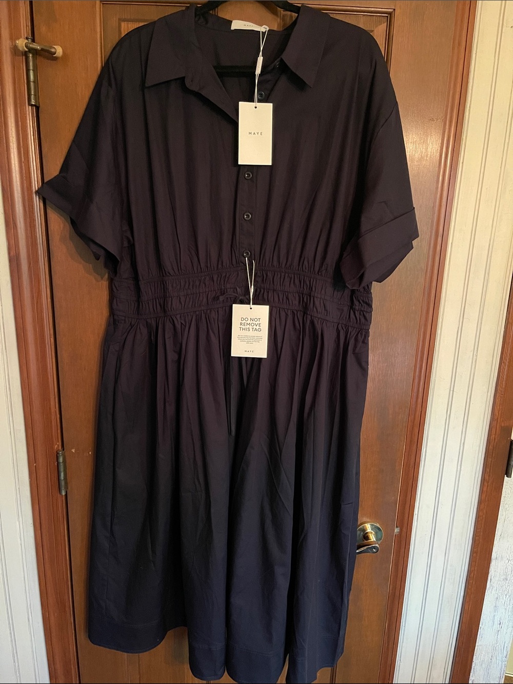 Maye Minette Shirtdress French Navy 3XL